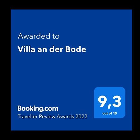 Villa An Der Bode Thale Exteriér fotografie